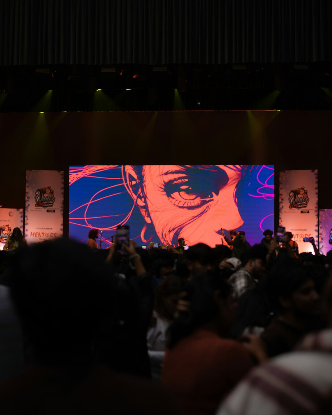 Speakers on a stage during a panel discussion
